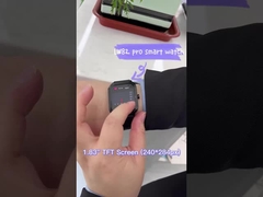 LW82pro Pols Bluetooth Smartwatch met Waterdichte Vraageigenschap IP68