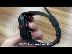 Linwear Smart Watch met draaiknop en OTA-upgradeondersteuning IP68 waterdicht